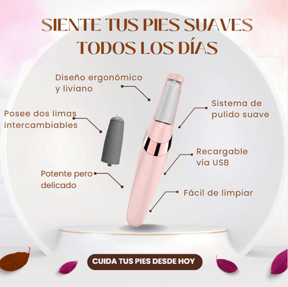 REMOVEDOR DE CALLOS ELÉCTRICO + EBOOK GRATIS 🎀 SOLO POR HOY