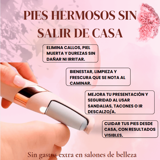 REMOVEDOR DE CALLOS ELÉCTRICO + EBOOK GRATIS 🎀 SOLO POR HOY