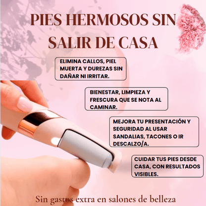 REMOVEDOR DE CALLOS ELÉCTRICO + EBOOK GRATIS 🎀 SOLO POR HOY