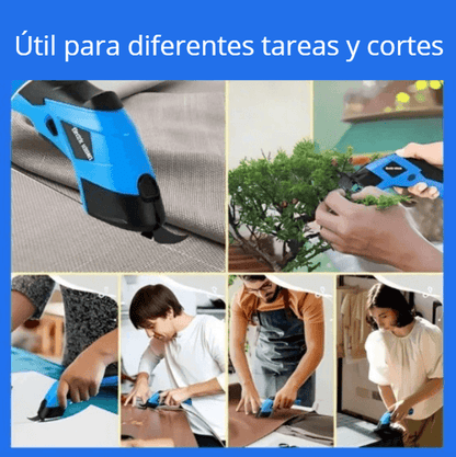 TIJERA ELÉCTRICA MULTIUSOS RECARGABLE