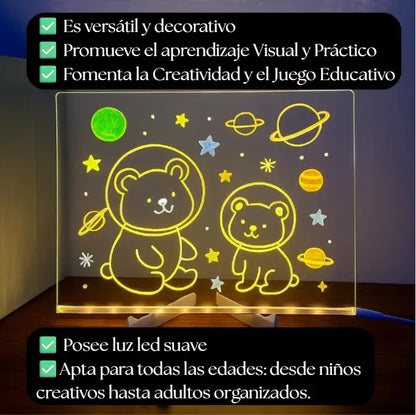 TABLERO ACRILICO, FOMENTA LA CREATIVIDAD DE LOS MAS PEQUEÑOS. ULTIMAS UNIDADES💥