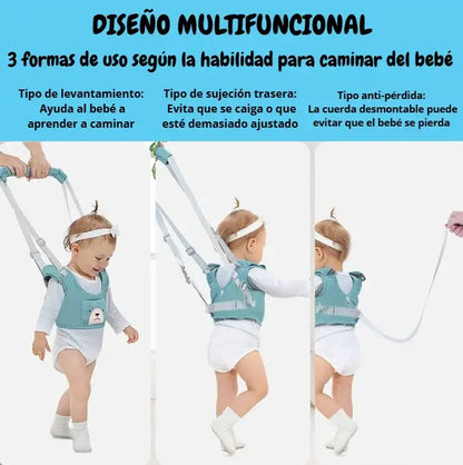 ARNÉS PRIMEROS PASOS. ACOMPAÑA ESTE MOMENTO TAN ESPECIAL SIN AFECTAR TU ESPALDA🎀
