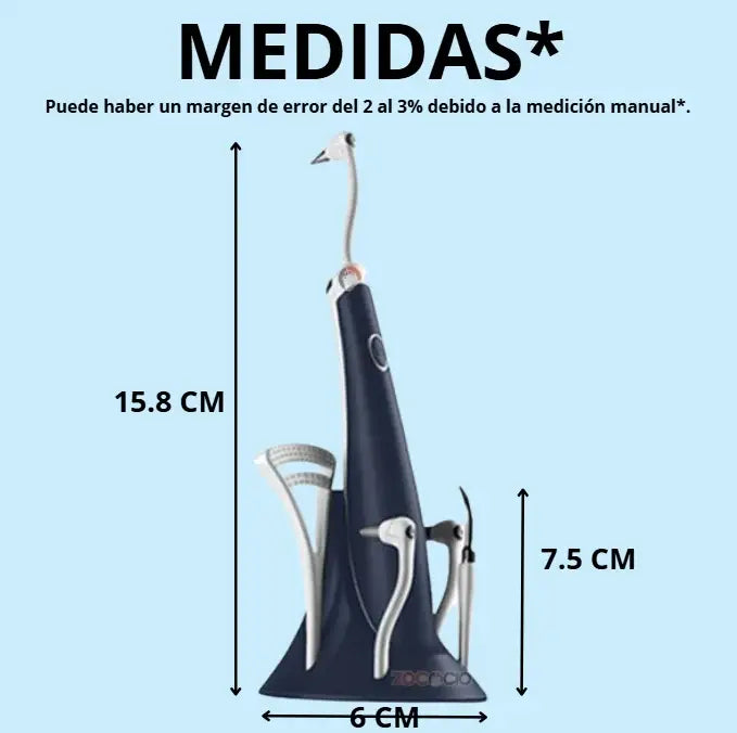 KIT LIMPIADOR ORAL ULTRASÓNICO – DIENTES MÁS LIMPIOS SONRISA MÁS SEGURA