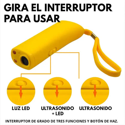 ENTRENADOR CANINO ULTRASÓNICO- CAMINA CON SEGURIDAD DONDE SEA QUE ESTÉS