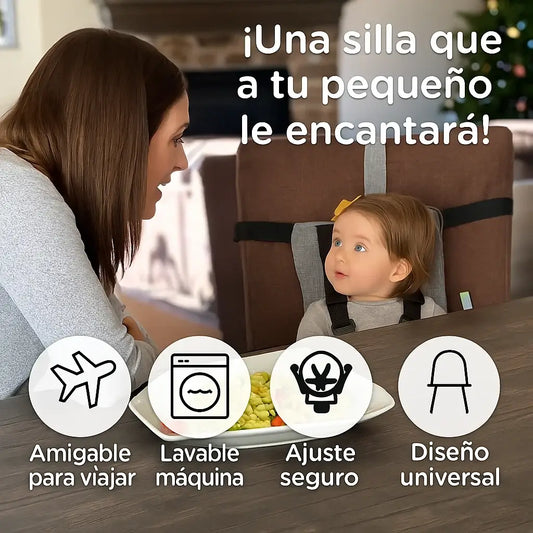 ✨CINTURÓN DE SEGURIDAD PARA BEBÉS – CONVIERTE CUALQUIER SILLA EN UNA SILLA SEGURA 👶