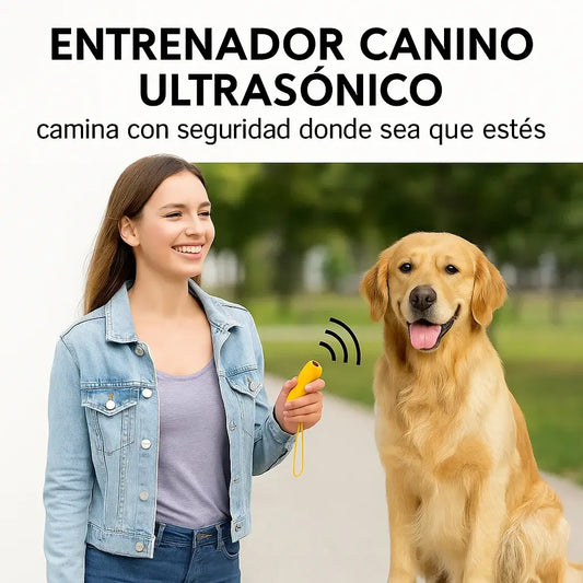 ENTRENADOR CANINO ULTRASÓNICO- CAMINA CON SEGURIDAD DONDE SEA QUE ESTÉS