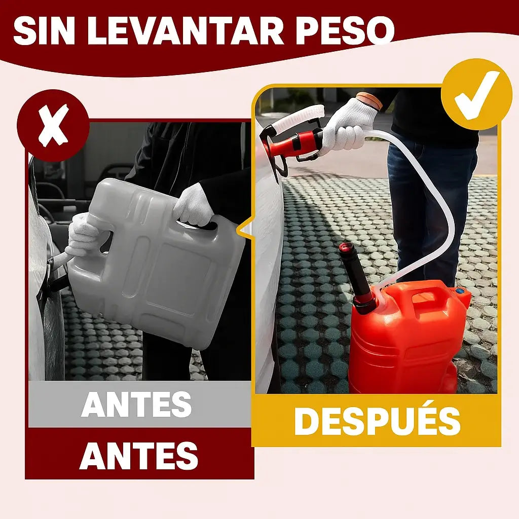 FUELTRANSFER®. Combustible en segundos, sin complicaciones para emergencias en carretera.