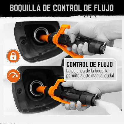 FUELTRANSFER®. Combustible en segundos, sin complicaciones para emergencias en carretera.