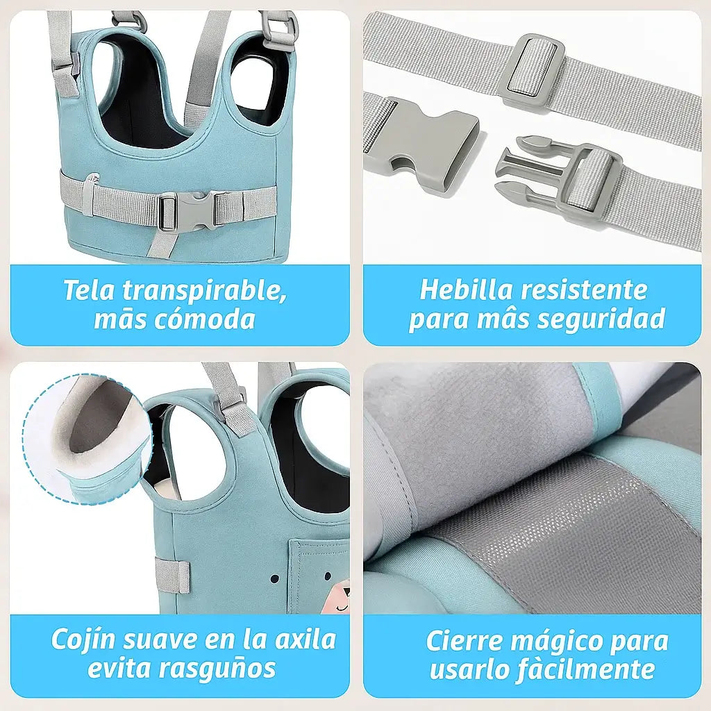 ARNÉS PRIMEROS PASOS. ACOMPAÑA ESTE MOMENTO TAN ESPECIAL SIN AFECTAR TU ESPALDA🎀