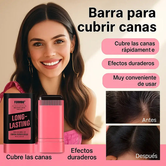BARRA CUBRE CANAS. PORQUE CADA HEBRA CUENTA… SOLUCIONA TUS CANAS AL INSTANTE SIN MALTRATAR TU CABELLO 🌿