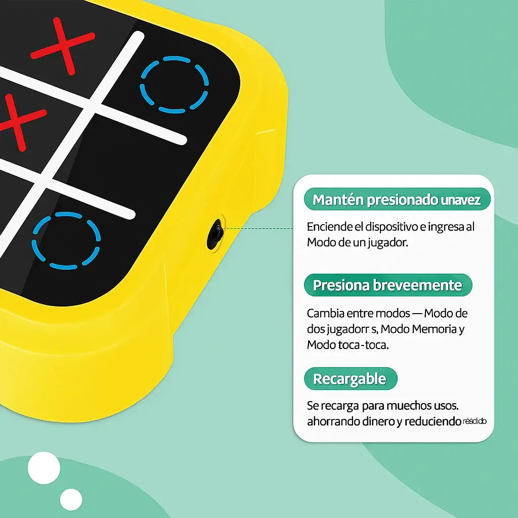 TRIKI. JUEGO ELECTRÓNICO RECARGABLE. DESCONECTATE DE LAS PANTALLAS, CONECTATE CON TU FAMILIA.