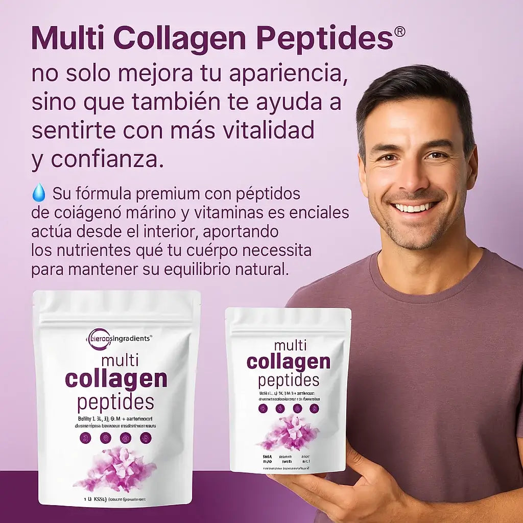 💜 MULTI COLLAGEN PEPTIDES® – VITALCOM DELUXE  Nutre tu belleza desde adentro y dale vitalidad a tu piel, cabello y articulaciones. ✨