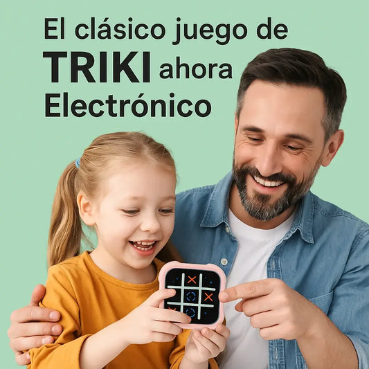 TRIKI. JUEGO ELECTRÓNICO RECARGABLE. DESCONECTATE DE LAS PANTALLAS, CONECTATE CON TU FAMILIA.
