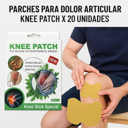 PARCHES PARA DOLOR ARTICULAR (KNEE PATCH) X 20 UNIDADES 🎀