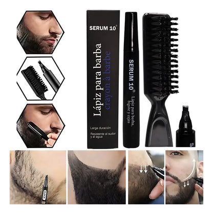 ✨LAPIZ PARA BARBA Y CEJAS 10PRO™. Impecables en segundos ✨