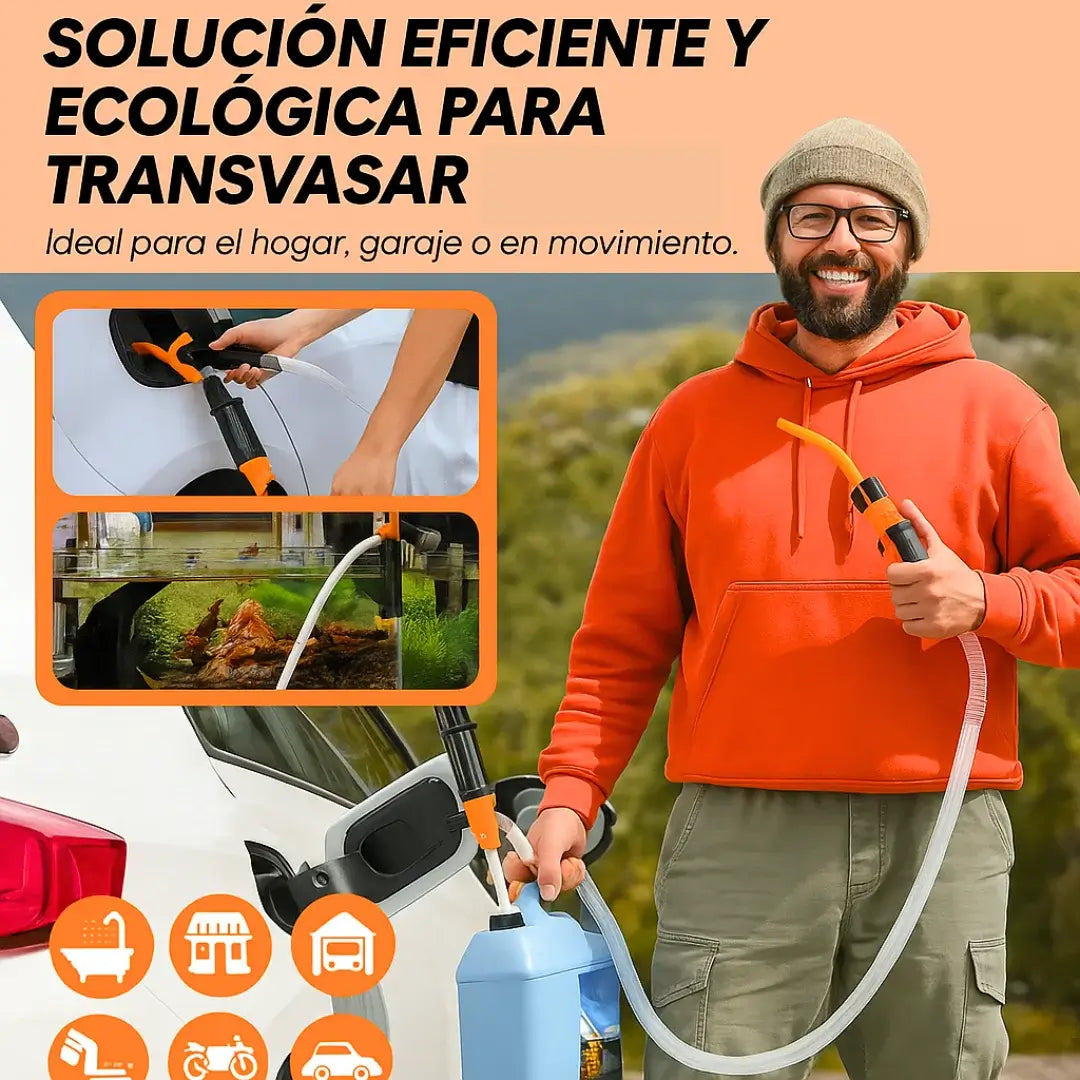 FUELTRANSFER®. Combustible en segundos, sin complicaciones para emergencias en carretera.