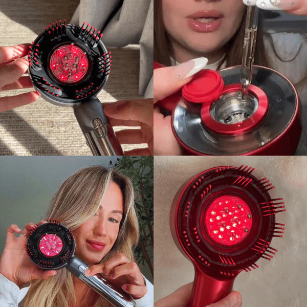 MASAJEADOR CON TERAPIA DE LUZ PARA CRECIMIENTO DEL CABELLO + EBOOK GRATIS 🎀SOLO POR HOY