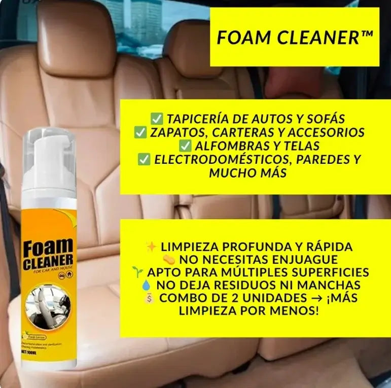 🧼 FOAMCLEANER™ – El Limpiador Multiusos Todo en Uno (250 ml)