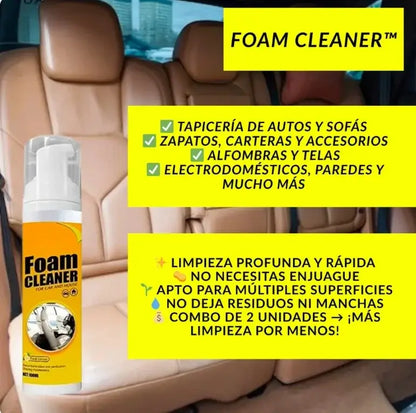 🧼 FOAMCLEANER™ – El Limpiador Multiusos Todo en Uno (250 ml)